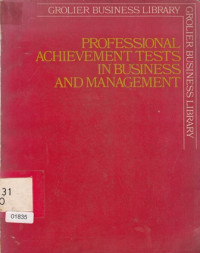 Image of Professional Achievement Tests in Business and Management : Grolier Business Library