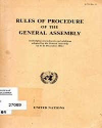 Image of Rules Of Procedure Of The General Assembly