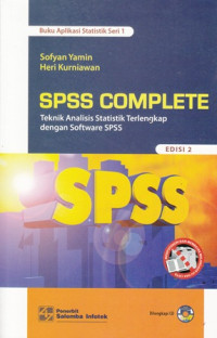 Image of SPSS Complete: Teknik Analisis Statistik trelengkap Dengan Software SPSS