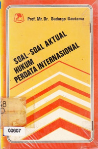 Image of Soal-soal Aktual Hukum Perdata Internasional