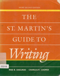 Image of THE ST. MARTINS GUIDE TO WRITING