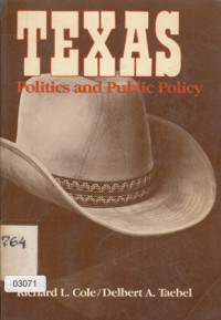 Image of Texas : Politics and Public policy