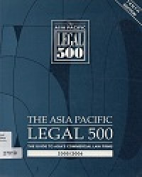 Image of The Asia Pacific : The Guide To Asia's Commercial Law Firms