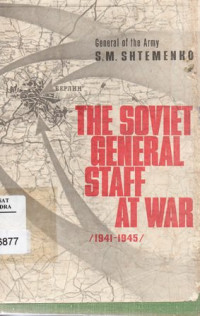 Image of The Soviet General Staff At War