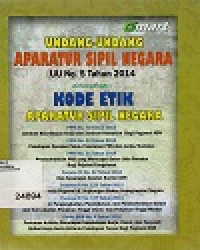 Image of Undang-Undang Aparatur Sipil Negara UU No. 5 Tahun 2014
