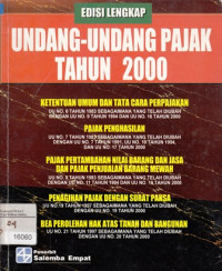 Image of Undang-Undang Pajak Tahun 2000