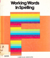 Image of Working Word In Spelling