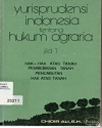 Image of YurisprudensiIndonesia Tentang Hukum Agraria Jilid 1