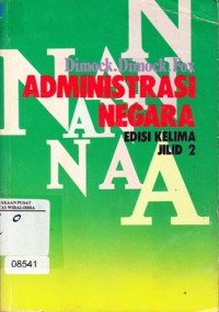 Image of Administrasi Negara Jilid 2