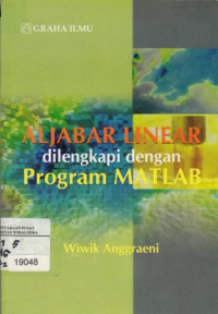 Image of Aljabar linear dilengkapi dengan program matlab