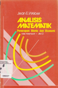 Image of Analisis matematik penerapan bisnis dan ekonomi jilid 2