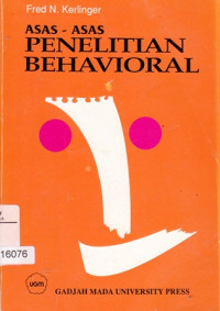 Image of Asas - Asas PENELITIAN BEHAVIORAL