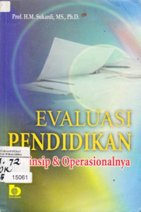 Image of Evaluasi pendidikan prinsip & operasionalnya