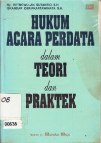 Image of Hukum Acara Perdata Dalam Teori dan Praktek