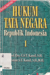 Image of Hukum Tata Negara Republik Indonesia 1