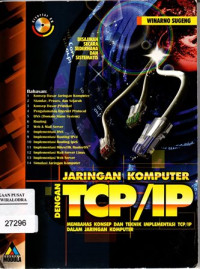 Image of jaringan komputer dengan top / ip