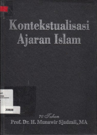 Image of Kontekstualisasi Ajaran Islam