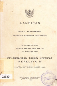Image of Lampiran Pidato Kenegaraan Presiden Republik Indonesia