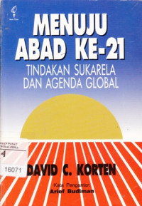 Image of Menuju abad ke-21: tindakan sukarela dan agenda global