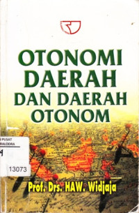 Image of Otonomi Daerah Dan Daerah Otonom