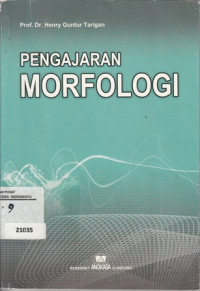 Image of Pengajaran Morfologi
