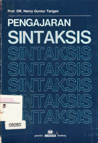 Image of Pengajaran Sintaksis