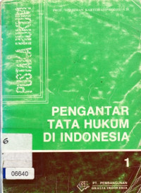 Image of Pengantar Tata Hukum Di Indonesia