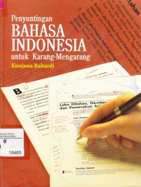 Image of Penyunting Bahasa Indonesia Untuk Karang-Mengrang