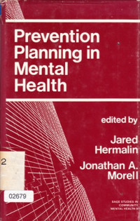 Image of Prevention Planning In Mental Health