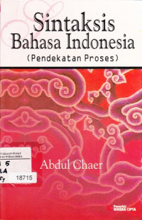 Image of Sintaksis Bahasa Indonesia: Pendekatan Proses