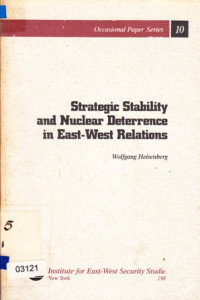 Image of Strategic Stability And Nuclear Deterrence In east West Relations